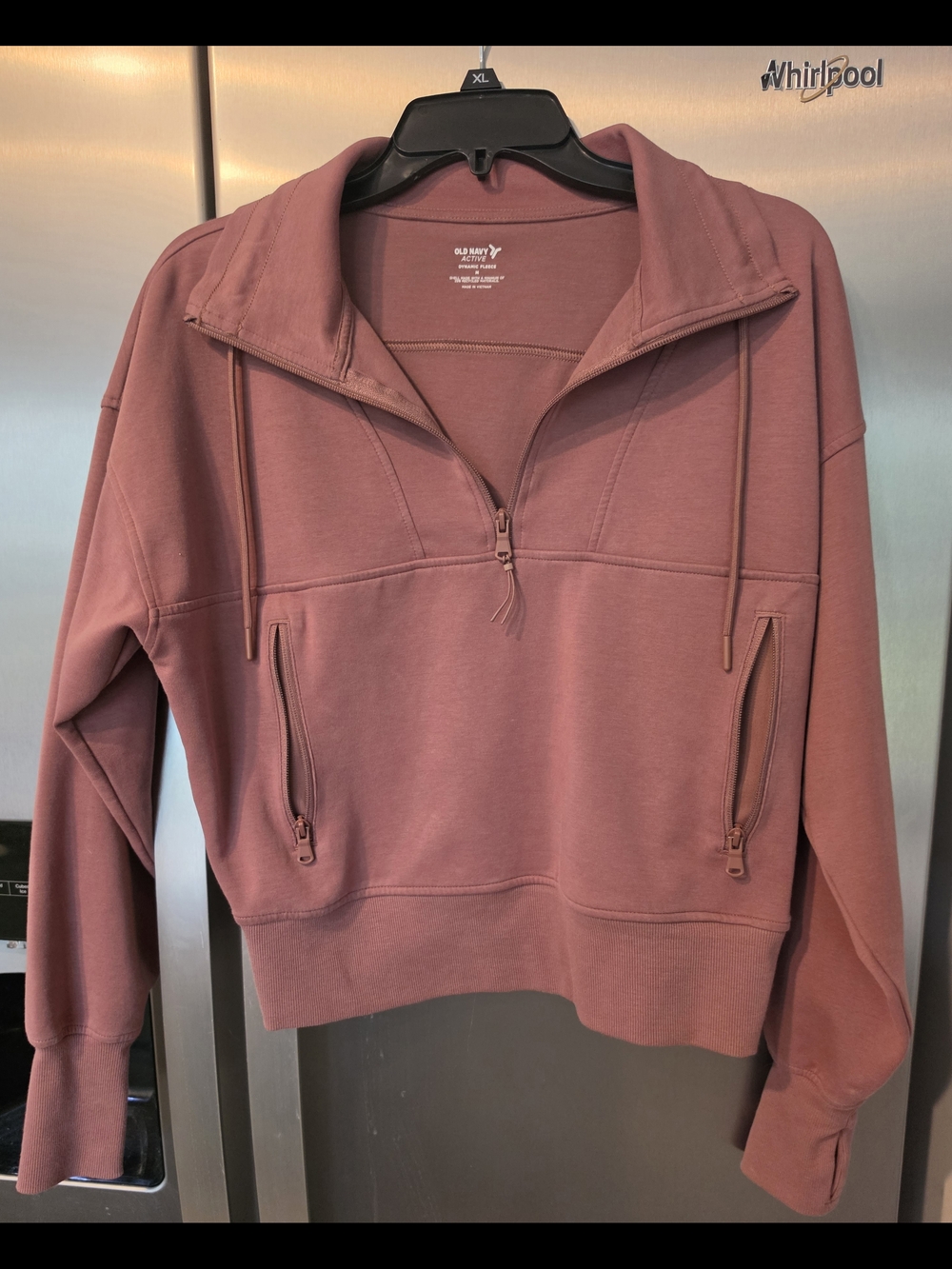 Old Navy Women's brown Half-Zip Pullover